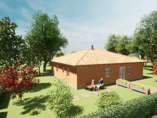Bungalow zum Kauf provisionsfrei 357.000 € 3 Zimmer 119 m² 600 m² Grundstück Flachslanden Flachslanden 91604