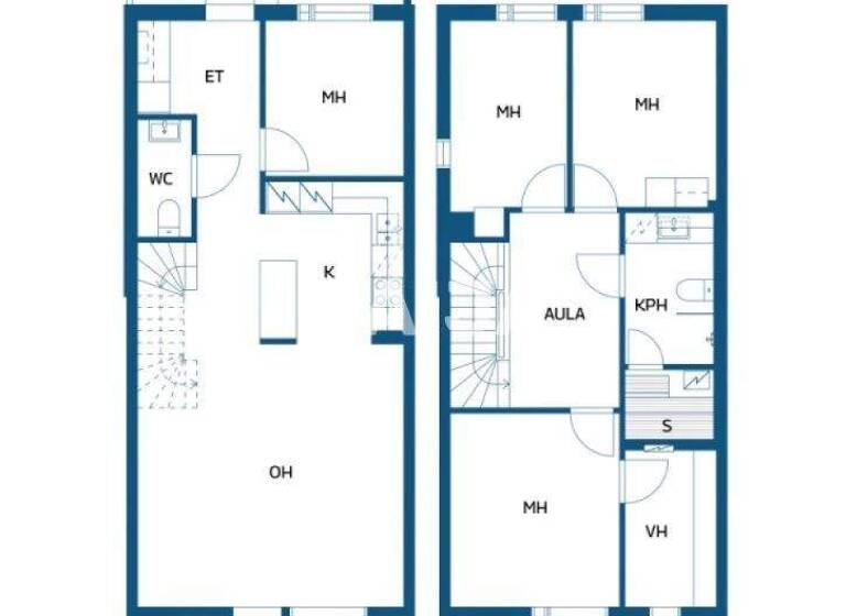 Reihenmittelhaus zum Kauf 429.000 € 5 Zimmer 116 m² 4.558 m² Grundstück Linnakiventie 1 B Pirkkala 33960