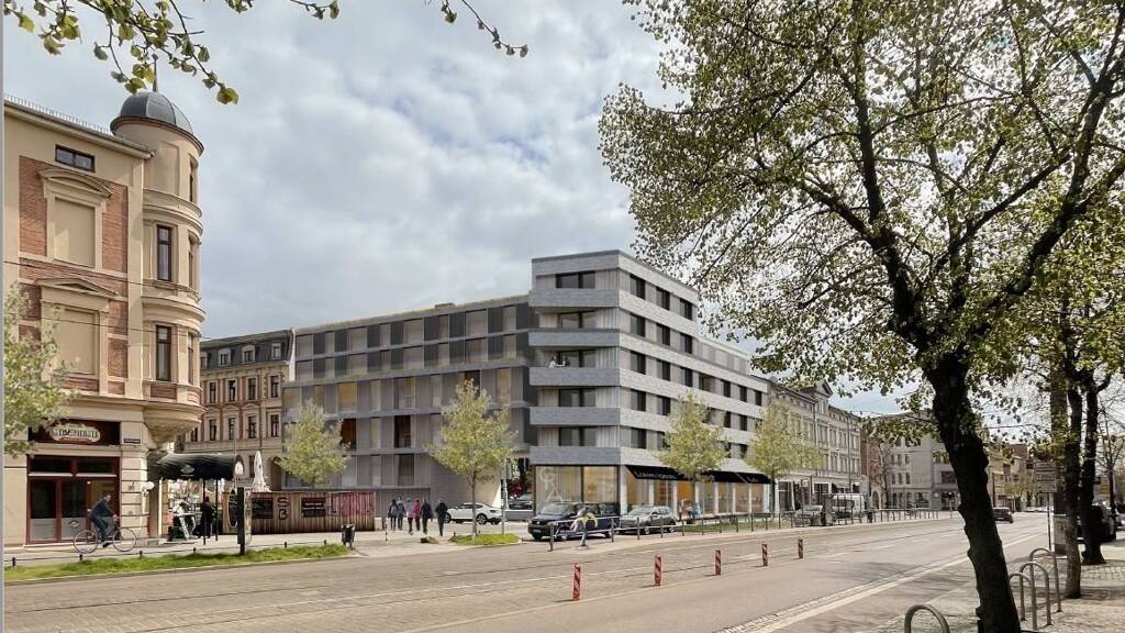 Wohnung zur Miete - Erstbezug 903 € 2 Zimmer 66,9 m² 1. Geschoss Ludwig-Wucherer-Str. / Reilstraße Paulusviertel Halle (Saale) 06114