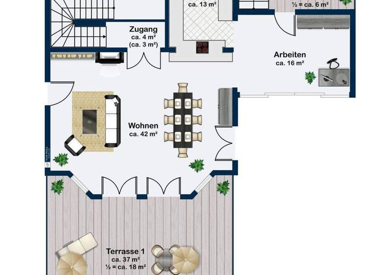 Einfamilienhaus zum Kauf 2.950.000 € 6 Zimmer 257 m² 628 m² Grundstück Grünwald 82031