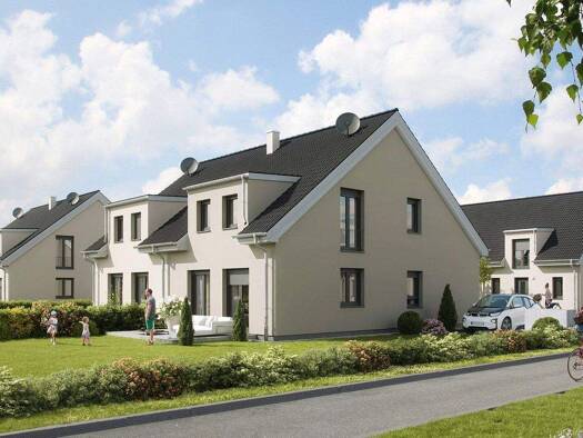 Doppelhaushälfte zum Kauf - Neubau provisionsfrei 429.900 € 4 Zimmer 131,7 m² 368 m² Grundstück frei ab sofort Von-Dechow-Straße 28 Pütnitz Ribnitz-Damgarten 18311