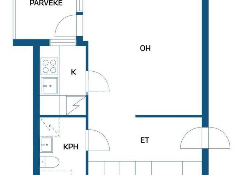 Studio zum Kauf 86.000 € 1 Zimmer 30,5 m² 2. Geschoss Helsingintie 13 Järvenpää 04400