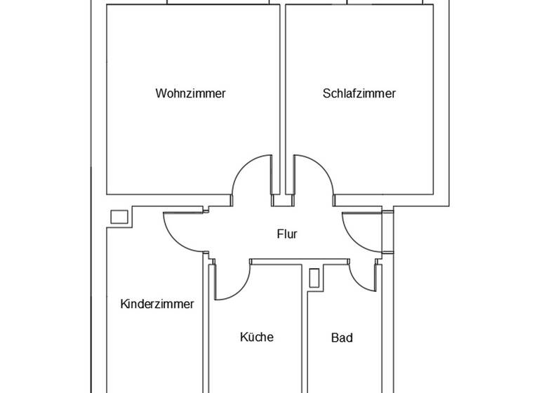 Wohnung zur Miete 795 € 3 Zimmer 60 m² 1. Geschoss Birkenstraße 1 Groß Kreutz 14550