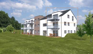 Wohnung zur Miete nur mit Wohnberechtigungsschein 566 € 4 Zimmer 83,2 m² Dachgeschoss, 1. Geschoss Zum Hellberg 6 Kernscheid 1 Trier 54296