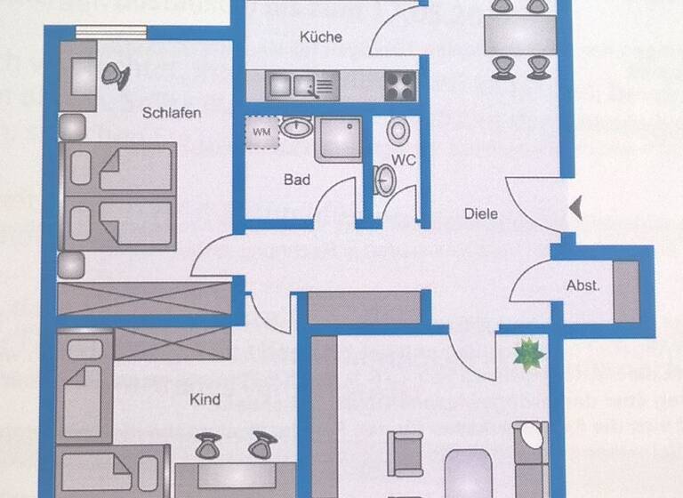 Wohnung zur Miete 1.000 € 3,5 Zimmer 82 m² Geschoss 3/4 frei ab sofort Waldhäuser-Ost Tübingen 72076
