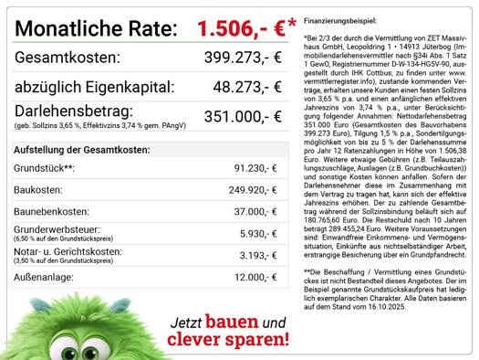 Grundstück zum Kauf - Erstbezug 123.660 € 687 m² Grundstück Jüterbog 14913