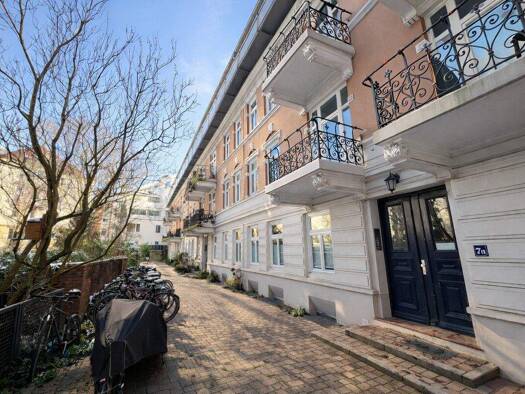 Wohnung zum Kauf 598.000 € 2 Zimmer 55 m² Rotherbaum Hamburg Rotherbaum 20146