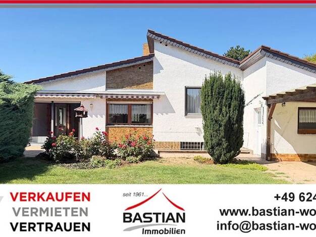 Bungalow zum Kauf 375.000 € 5 Zimmer 140 m² 629 m² Grundstück Neuhausen Worms 67549