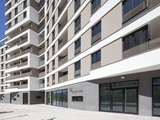 Wohnung zur Miete 1.650 € 3 Zimmer 89 m² 6. Geschoss Europa-Allee 140, 142 Gallus Frankfurt 60486