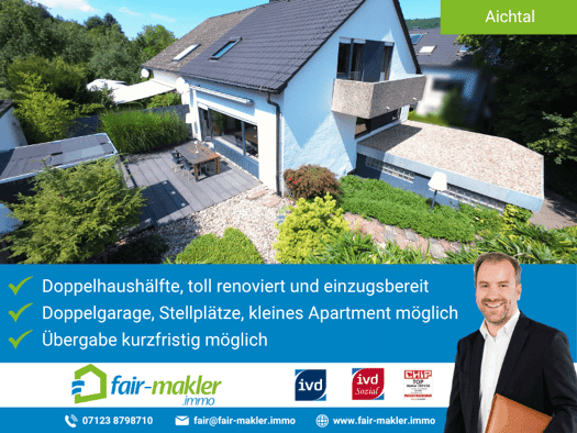Doppelhaushälfte zum Kauf 649.000 € 4 Zimmer 129,5 m² 301 m² Grundstück Neuenhaus Aichtal 72631