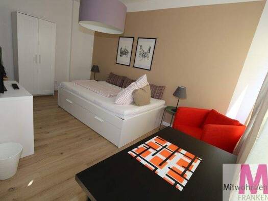 Studio zur Miete Wohnen auf Zeit 610 € 1 Zimmer 24 m² frei ab sofort Sündersbühl Nürnberg 90439