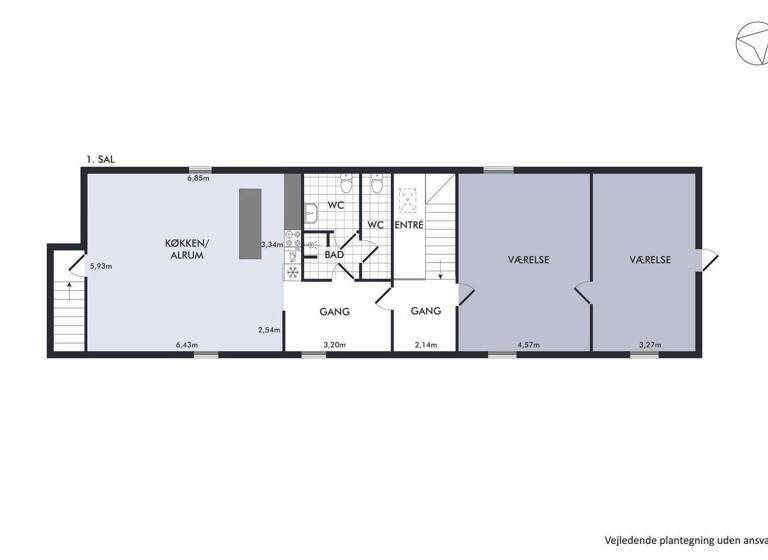 Einfamilienhaus zum Kauf 334.000 € 10 Zimmer 307 m² 3.160 m² Grundstück Søby 5985