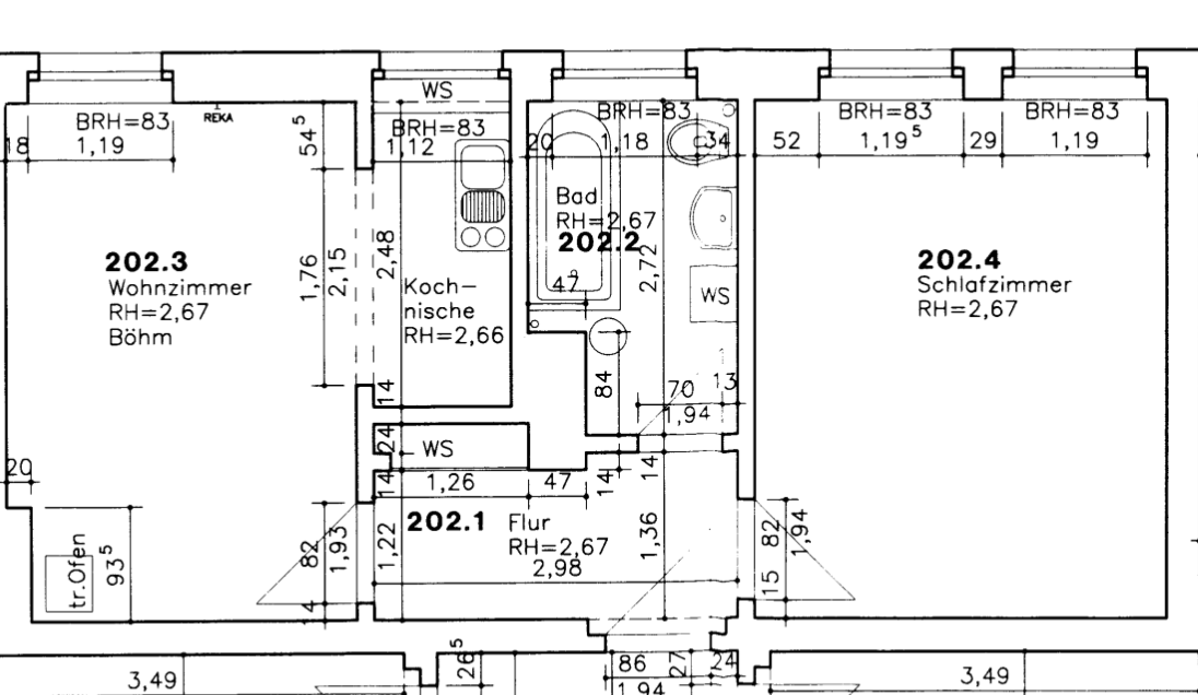 Wohnung zur Miete 250 € 2 Zimmer 38,4 m²<br/>Wohnfläche ab sofort<br/>Verfügbarkeit Kamenz Kamenz 01917