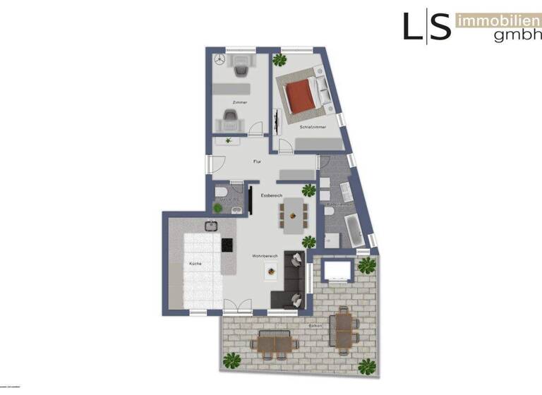 Wohnung zur Miete 1.550 € 3 Zimmer 136 m² 1. Geschoss Heimsheim 71296