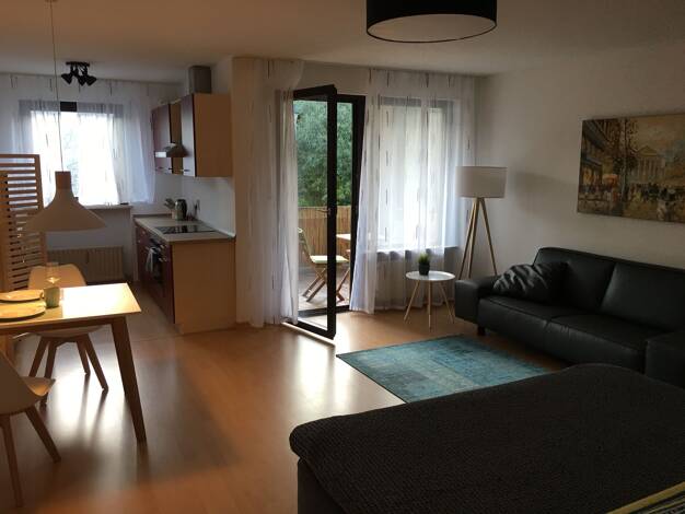 Studio zur Miete Wohnen auf Zeit 995 € 1 Zimmer 48 m² frei ab 01.04.2026 Gärten b Wöhrd Nürnberg 90489