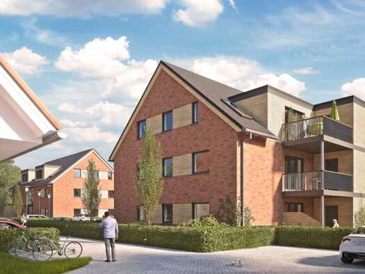 Wohnung zum Kauf - Erstbezug provisionsfrei 360.800 € 3 Zimmer 76,7 m² Geschoss 3/3 Diedrich-Dannemann-Straße Südmoslesfehn Wardenburg 26203