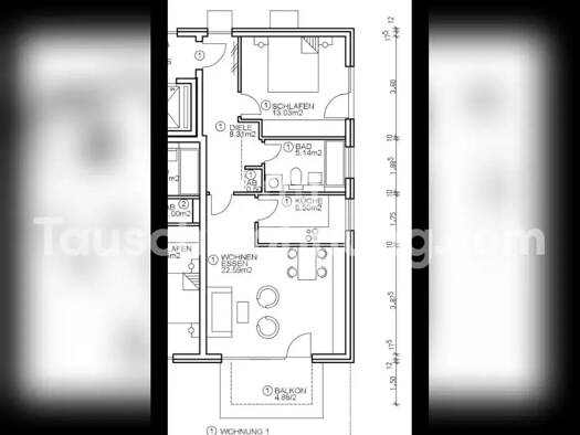 Terrassenwohnung zur Miete Tauschwohnung 900 € 2 Zimmer 60 m² EG St. Georgen Freiburg im Breisgau 79111