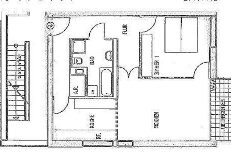 Wohnung zum Kauf provisionsfrei 240.000 € 2 Zimmer 63,9 m² 2. Geschoss Parksiedlung Spruch 127 Buckow Berlin 12349