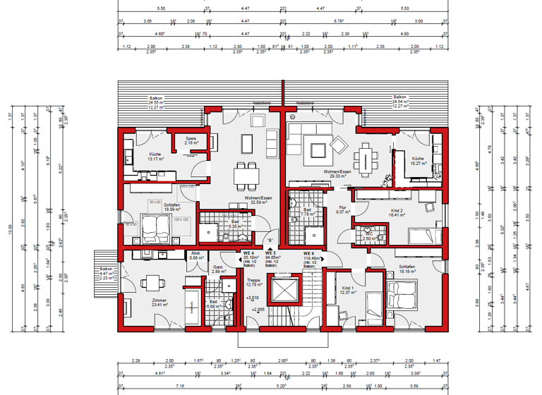 Wohnung zum Kauf - Erstbezug 835.000 € 4 Zimmer 120 m² 1. Geschoss Nelkenstr. 4 Kriftel 65830
