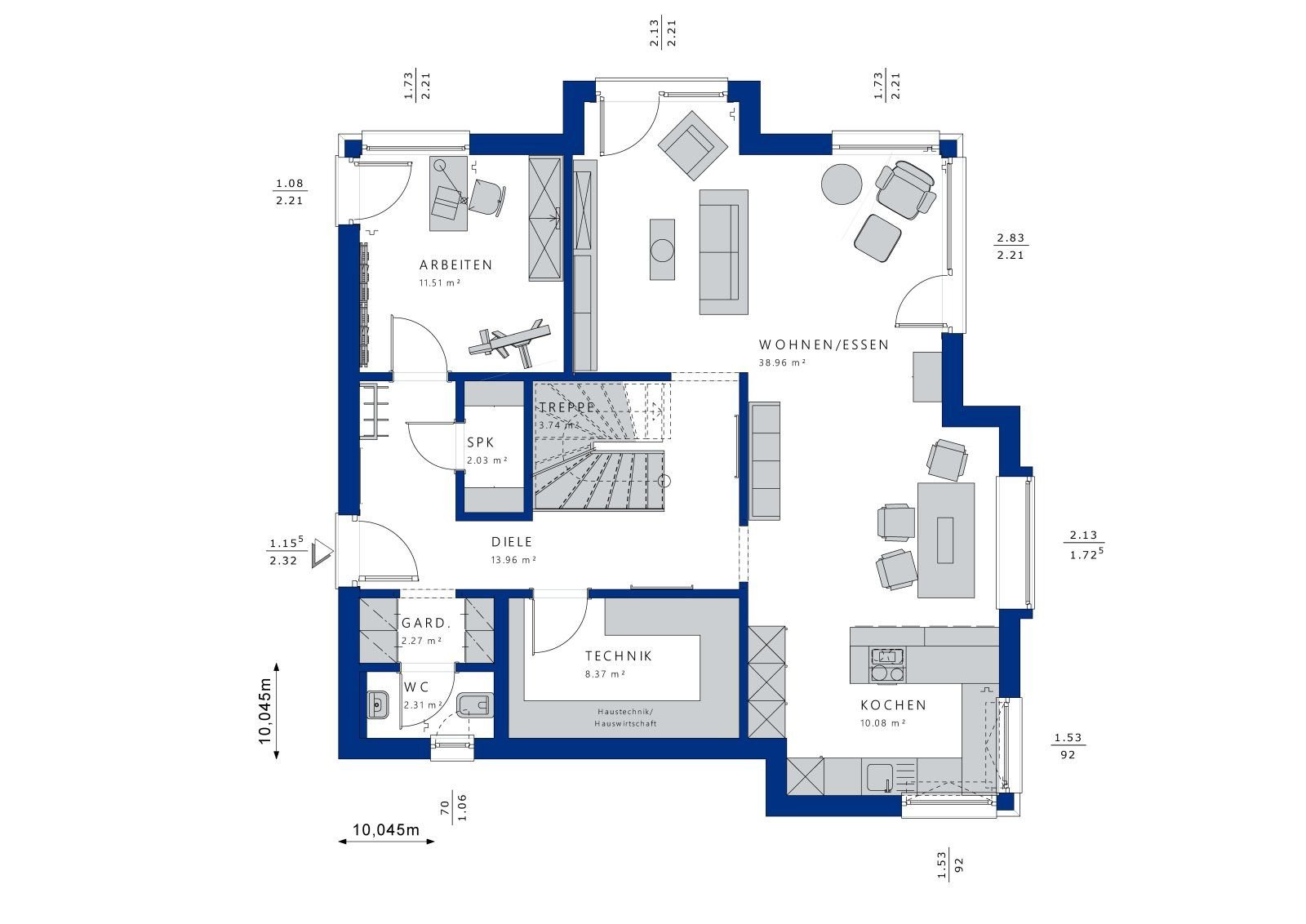 Einfamilienhaus zum Kauf 687.893 € 5 Zimmer 177 m²<br/>Wohnfläche 650 m²<br/>Grundstück Wahlstorf Wahlsdorf 24211