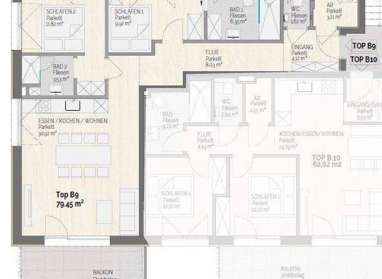 Wohnung zum Kauf - Erstbezug 699.500 € 3 Zimmer 79,2 m² Schladming 8970