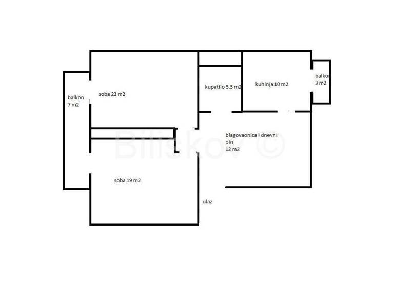 Wohnung zum Kauf 440.000 € 5 Zimmer 89 m² 3. Geschoss Grad - Meje