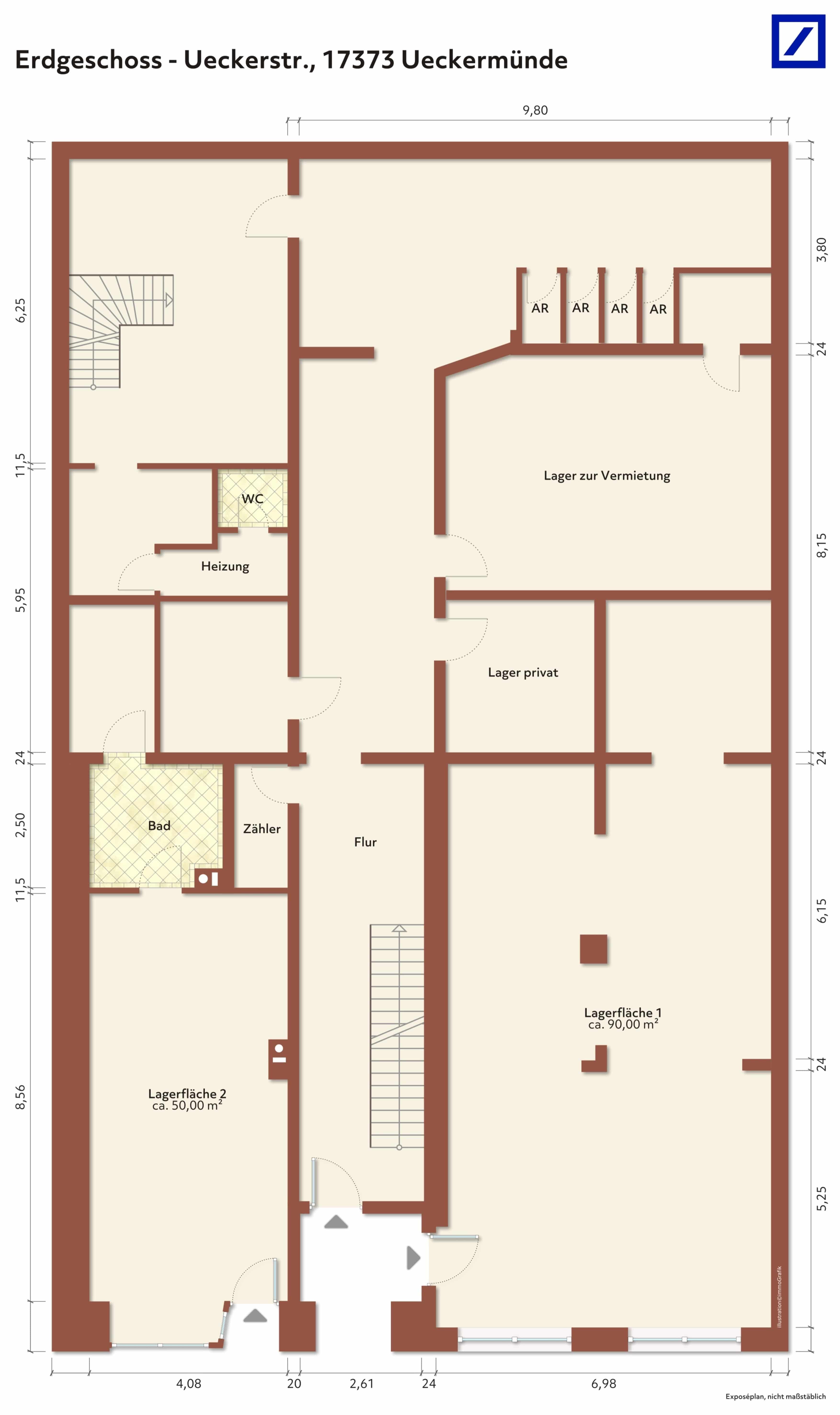 Mehrfamilienhaus zum Kauf provisionsfrei 499.000 € 11 Zimmer 244 m²<br/>Wohnfläche 425 m²<br/>Grundstück Ueckermünde Ueckermünde 17373