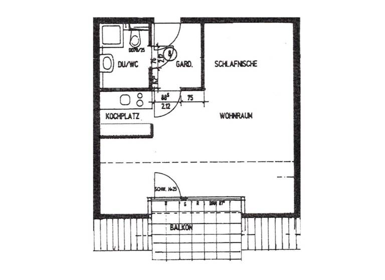 Wohnung zur Miete 650 € 1,5 Zimmer 40 m² 2. Geschoss Kleine Obergasse 16/2 Echterdingen Leinfelden-Echterdingen 70771