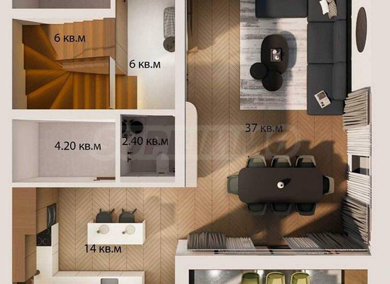 Reihenmittelhaus zum Kauf 295.000 € 4 Zimmer 212 m² Markovo