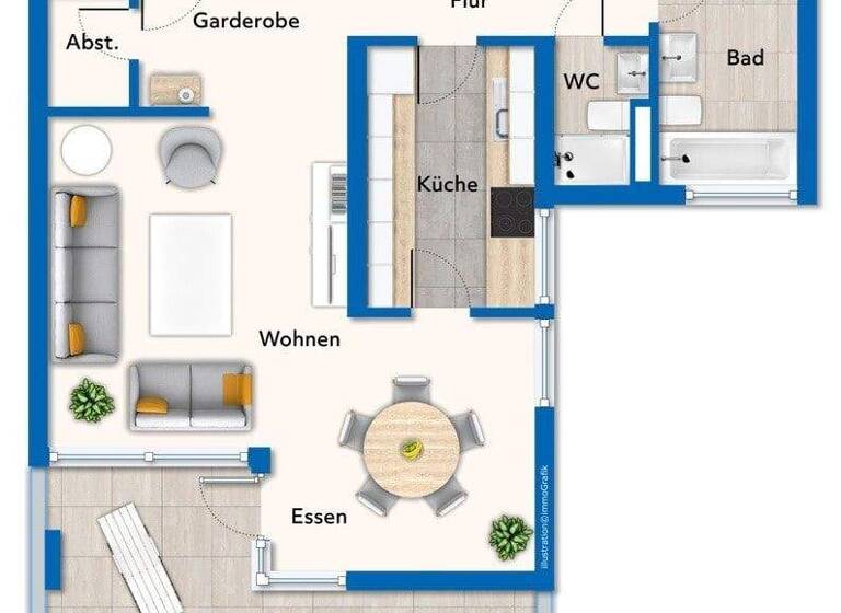 Wohnung zum Kauf 349.000 € 3,5 Zimmer 90 m² Sulzgries Esslingen 73733