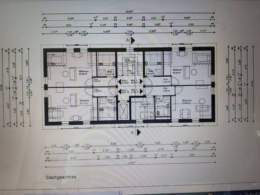 Wohnung zur Miete - Erstbezug 600 € 1 Zimmer 37 m² Dachgeschoss, 2. Geschoss Glockengießerstraße 31 Rotenburg Rotenburg 27356