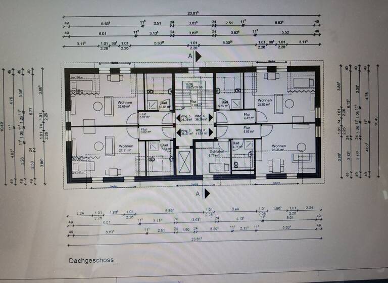 Studio zur Miete - Erstbezug 600 € 1 Zimmer 37 m² 2. Geschoss Glockengießerstraße 31 Rotenburg 27356