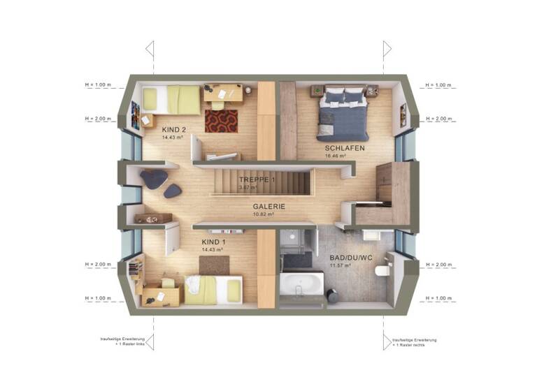 Haus zum Kauf provisionsfrei 576.674 € 5 Zimmer 144 m² 775 m² Grundstück Lauterbach Bad Lausick 04651