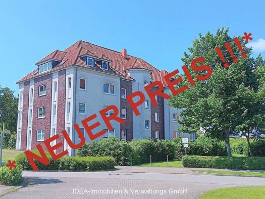 Wohnung zum Kauf als Kapitalanlage geeignet 119.000 € 3 Zimmer 64,6 m² Danziger Straße 1 Grünthal-Viermorgen Stralsund 18437
