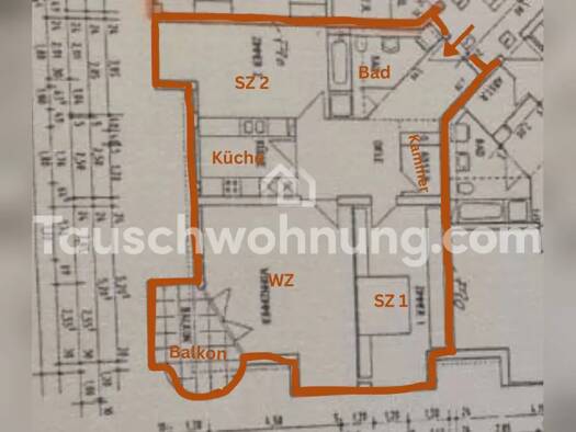 Wohnung zur Miete Tauschwohnung 830 € 3 Zimmer 96 m² 1. Geschoss Berlin 13158