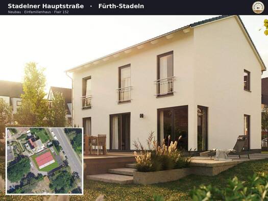 Einfamilienhaus zum Kauf provisionsfrei 1.107.420 € 6 Zimmer 167 m² 591 m² Grundstück frei ab sofort Stadelner Hauptstraße 41 Stadeln Fürth 90765