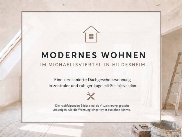 Wohnung zur Miete 1.100 € 4 Zimmer 86 m² 3. Geschoss frei ab 15.08.2026 Alter Markt 50 Mitte Hildesheim 31134