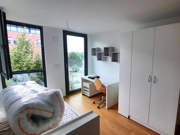 Wohnung zur Miete - Erstbezug 660 € 1 Zimmer 24 m² 2. Geschoss frei ab sofort Rudower Chaussee 32 Adlershof Treptow-Köpenick 12489
