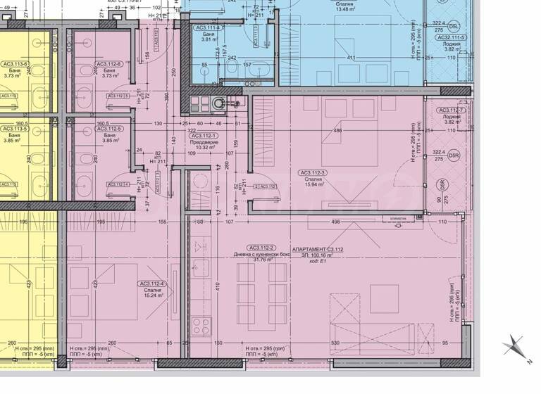 Studio zum Kauf 336.258 € 3 Zimmer 124,5 m² Sofia