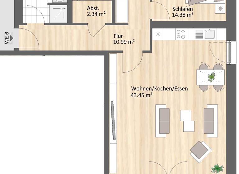 Terrassenwohnung zum Kauf 345.000 € 3 Zimmer 96 m²<br/>Wohnfläche 1.<br/>Geschoss Limbacher Straße 351 Rabenstein Chemnitz 09117