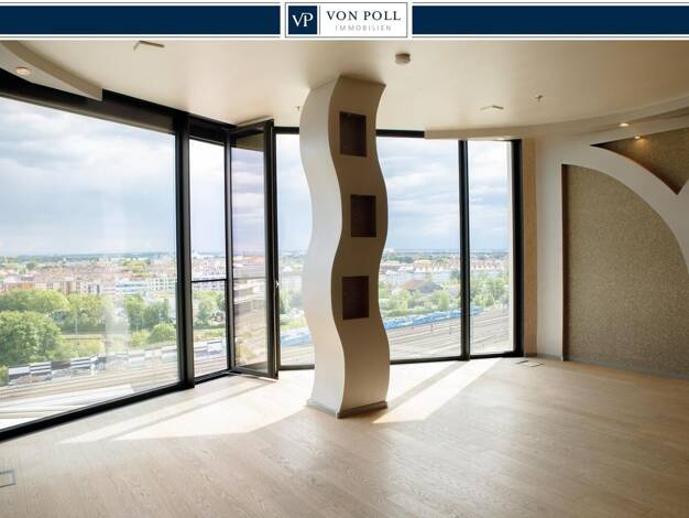 Wohnung zur Miete 1.640 € 1,5 Zimmer 58 m² 10. Geschoss Neuhausen-Nymphenburg München 80639