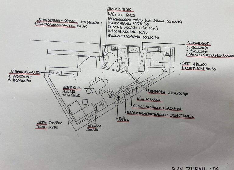 Wohnung zur Miete 1.400 € 2 Zimmer 54 m² 1. Geschoss frei ab sofort Maurach 6212