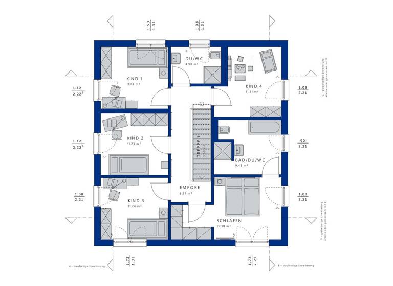 Einfamilienhaus zum Kauf 471.560 € 8 Zimmer 176 m² 1.125 m² Grundstück Morbach 54497