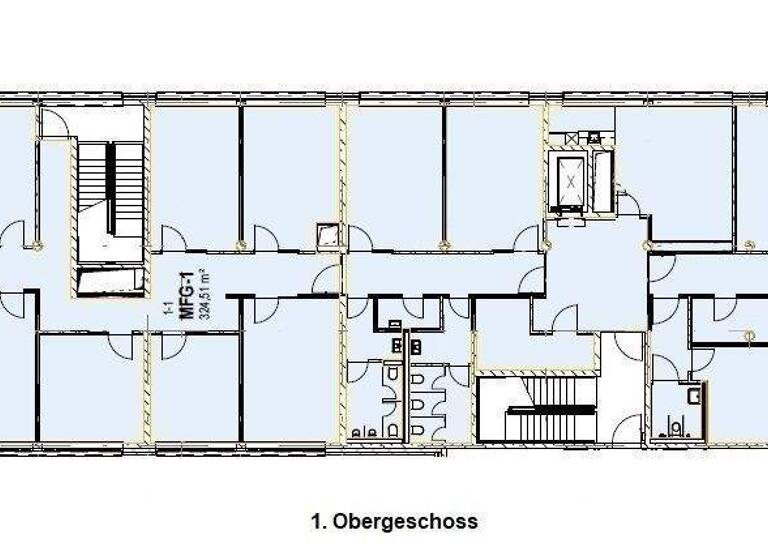 Bürofläche zur Miete - Erstbezug 1.474 m² Bürofläche teilbar ab 707 m² Stadtmitte Rostock 18055