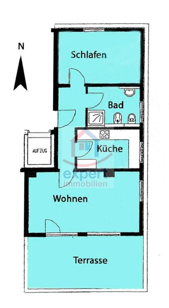 Penthouse zum Kauf 389.000 € 2 Zimmer 68 m²<br/>Wohnfläche 3.<br/>Geschoss Sebaldus Erlangen 91052