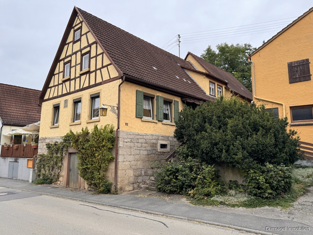 Einfamilienhaus zum Kauf 217.000 € 5 Zimmer 110 m²<br/>Wohnfläche 1.250 m²<br/>Grundstück Schäftersheim Weikersheim / Schäftersheim 97990