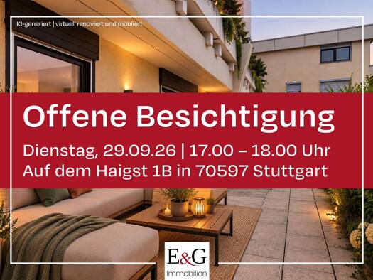 Wohnung zum Kauf 2,5 Zimmer 87,3 m² EG Degerloch Stuttgart 70597