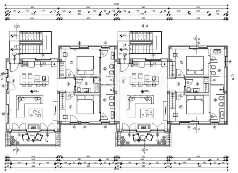 Wohnung zum Kauf 256.882 € 3 Zimmer 1. Geschoss Porec 52440