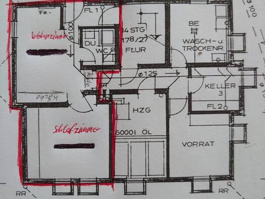 Wohnung zur Miete 700 € 2 Zimmer 47 m² Geschoss -1/1 frei ab 15.03.2026 Ailingen Friedrichshafen 88048