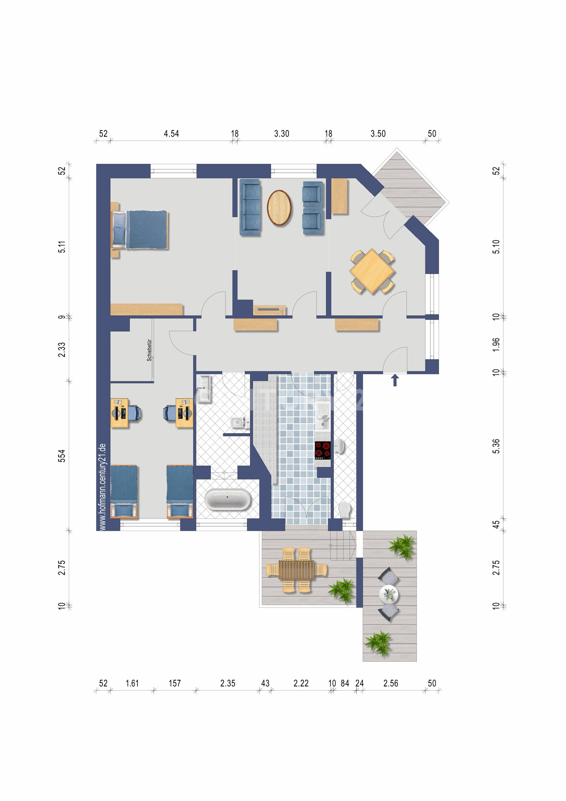 Wohnung zum Kauf 498.000 € 4 Zimmer 124,2 m²<br/>Wohnfläche 1.<br/>Geschoss Rheinfelden Rheinfelden 79618